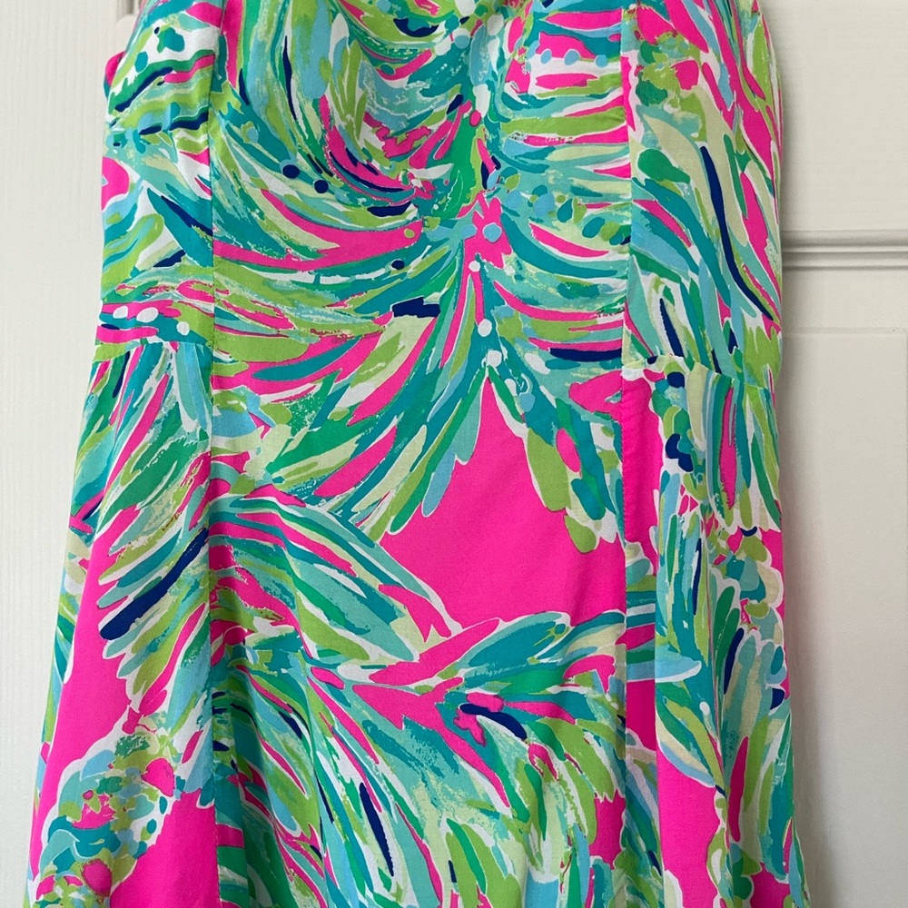 Lilly Pulitzer Multicolor Leaf Print Dress